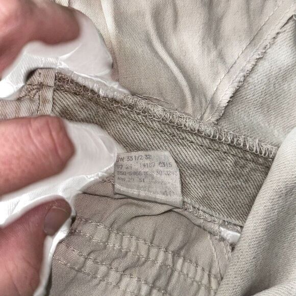 Vintage Lee women’s jeans light wash size 14 medium white wash style classic 90s - Picture 10 of 11